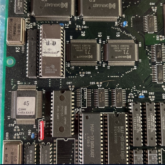 Mutant Fighter Data East Jamma Arcade Game PCB Motherboard C15B - Picture 7 of 11